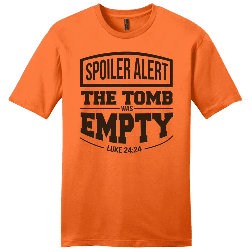Spoiler alert the tomb was empty Easter men's Christian t-shirt