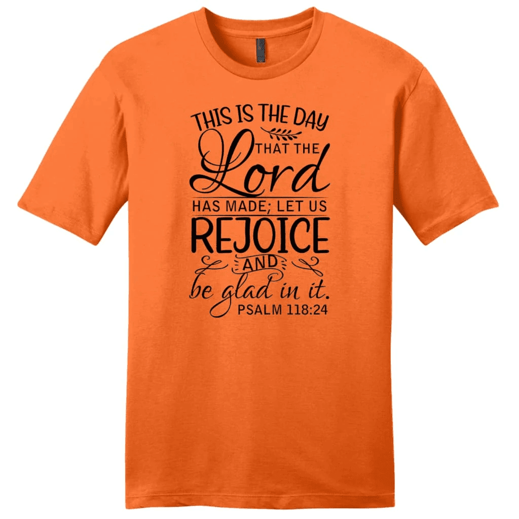 Christian T-shirts: Psalm 118:24 This is the day that the Lord has made men's t-shirt