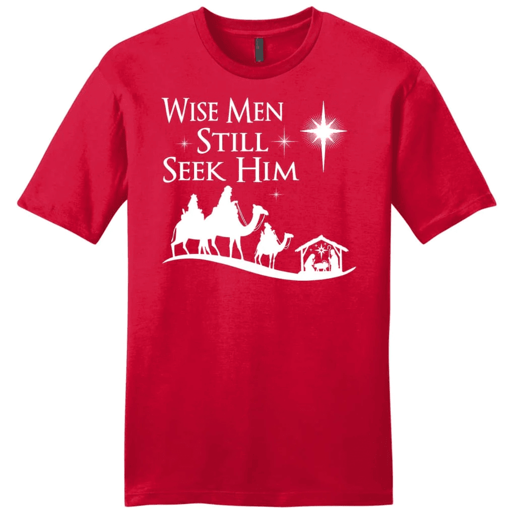 Wise men still seek Him Christmas Men's t-shirt
