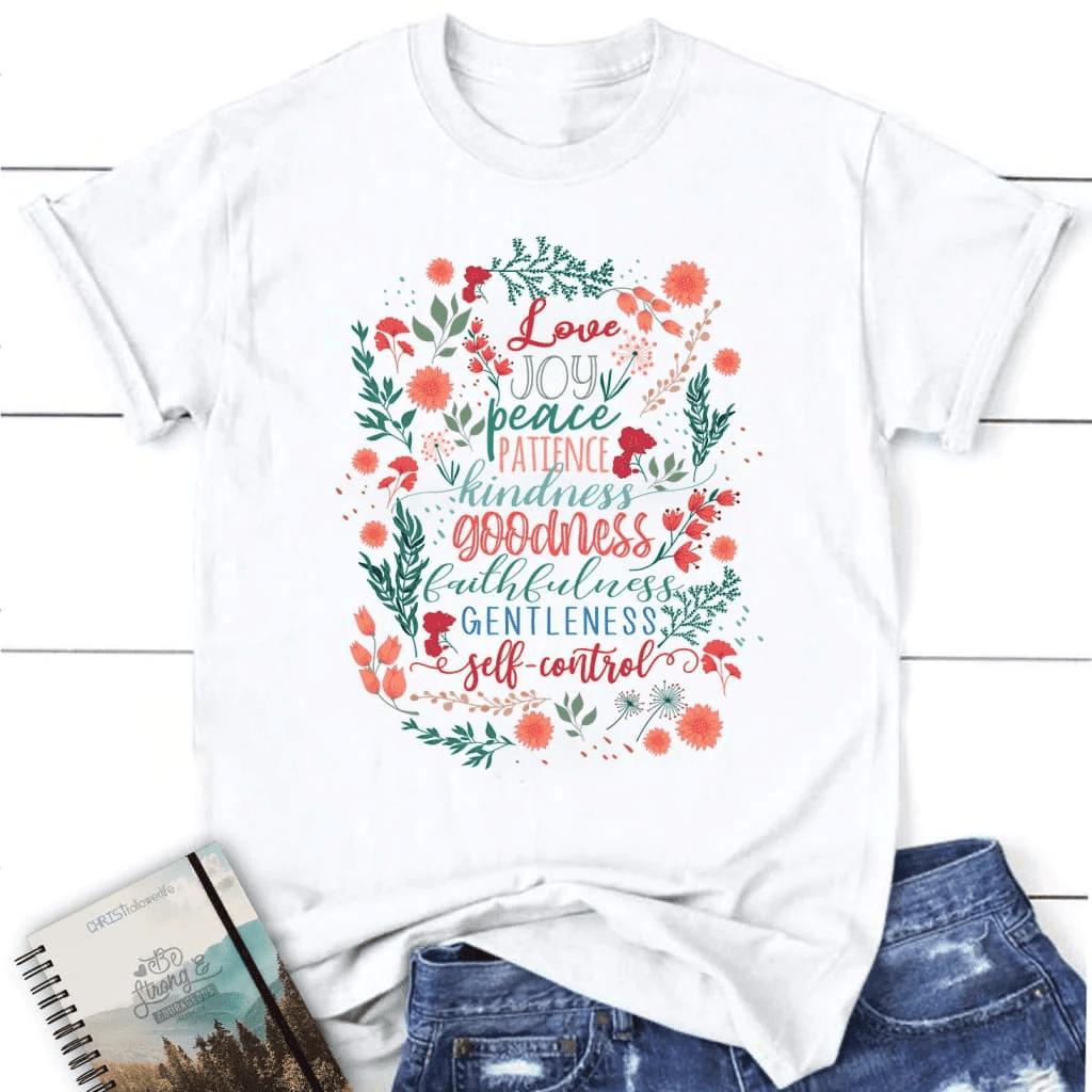 Fruit of the Spirit Bible verse women's t-shirt