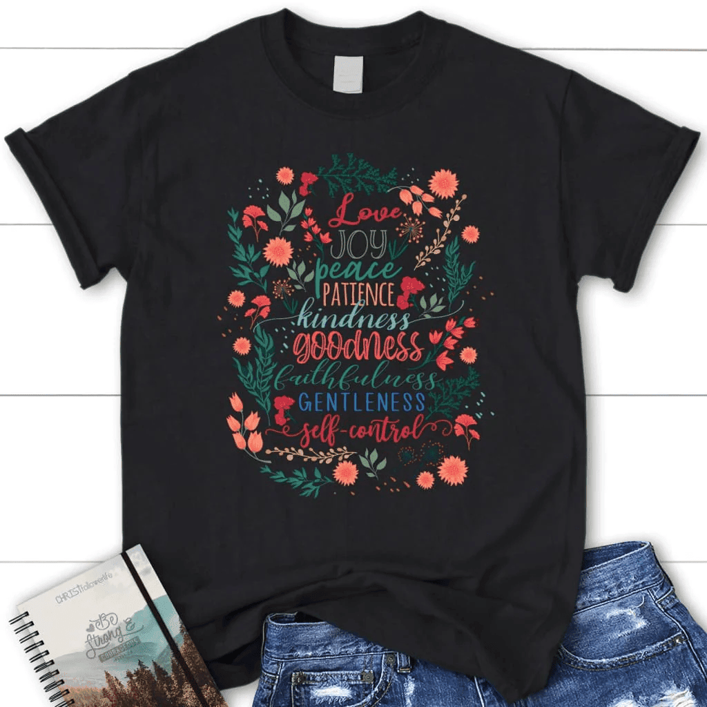 Fruit of the Spirit Bible verse women's t-shirt