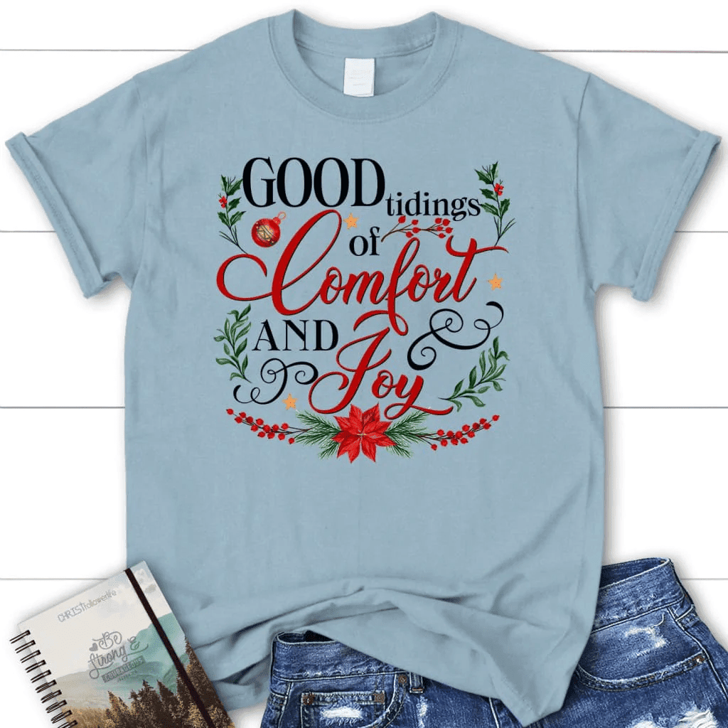 Good tidings of comfort and joy Christmas Women's t-shirt