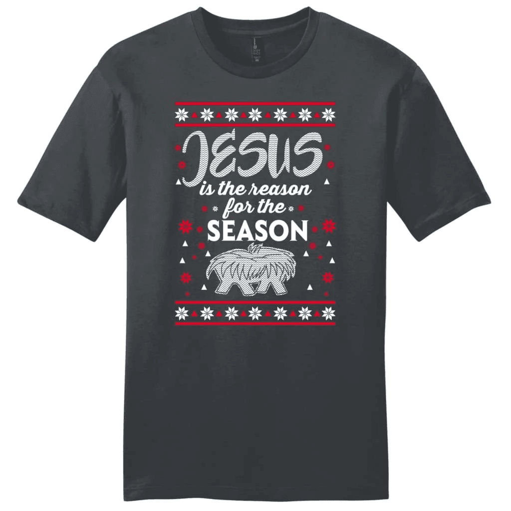 Jesus is reason for the season Christmas men's Christian t-shirt
