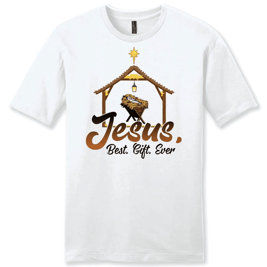 Jesus best gift ever, Baby Jesus in a manger, Men's t-shirt