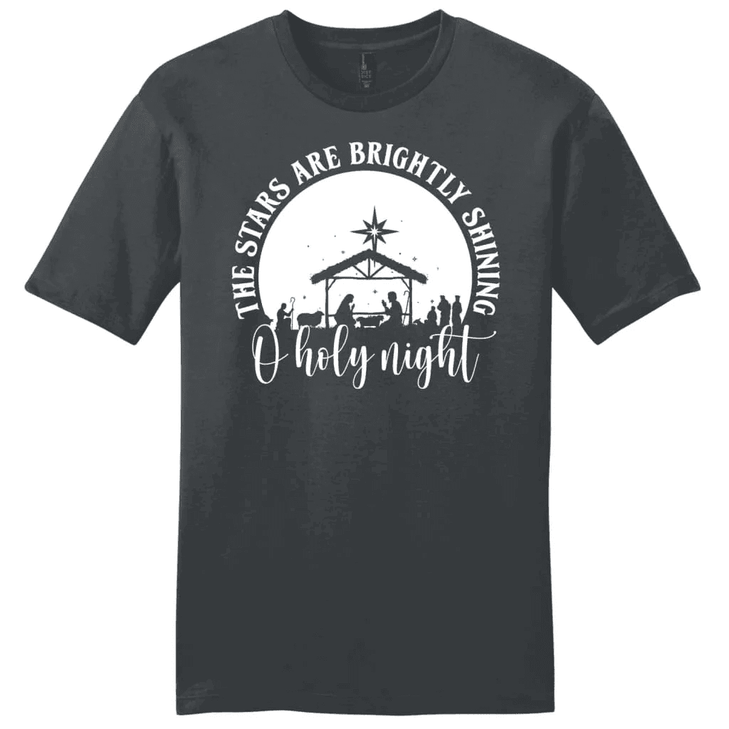 Oh holy night the stars are brightly shining Men's t-shirt