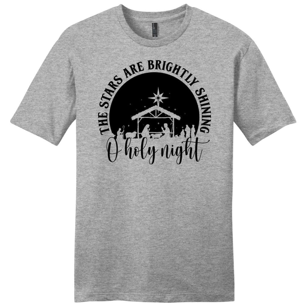 Oh holy night the stars are brightly shining Men's t-shirt