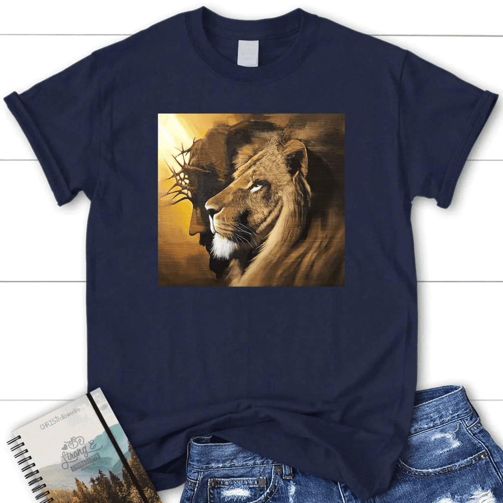 The Lion of Judah Jesus Christ t-shirt, Women's Christian t-shirts, Jesus shirts