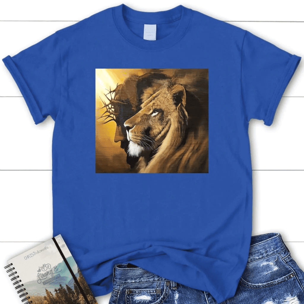 The Lion of Judah Jesus Christ t-shirt, Women's Christian t-shirts, Jesus shirts