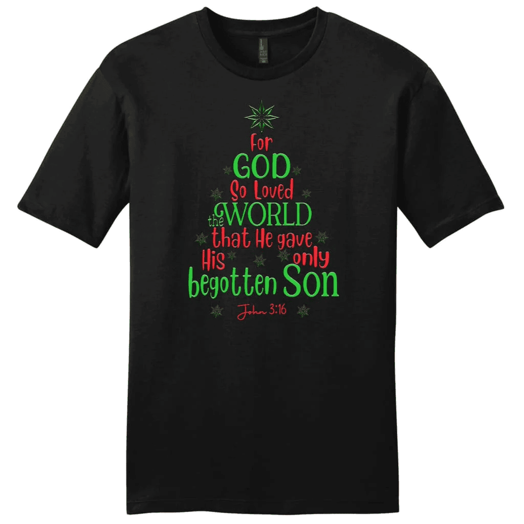 For God so loved the world John 3:16 Christmas Men's t-shirt