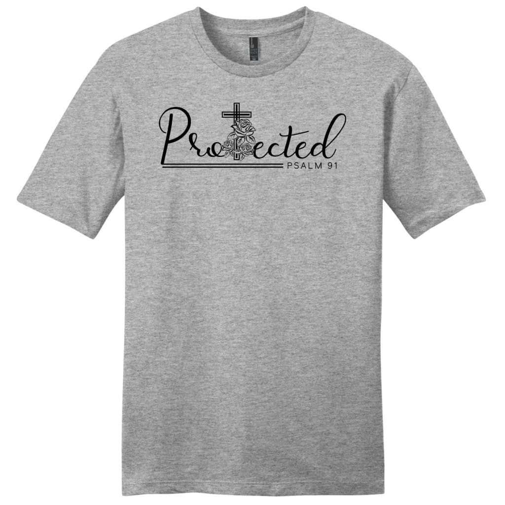 Protected Psalm 91 Bible verse shirt - men's Christian t-shirts