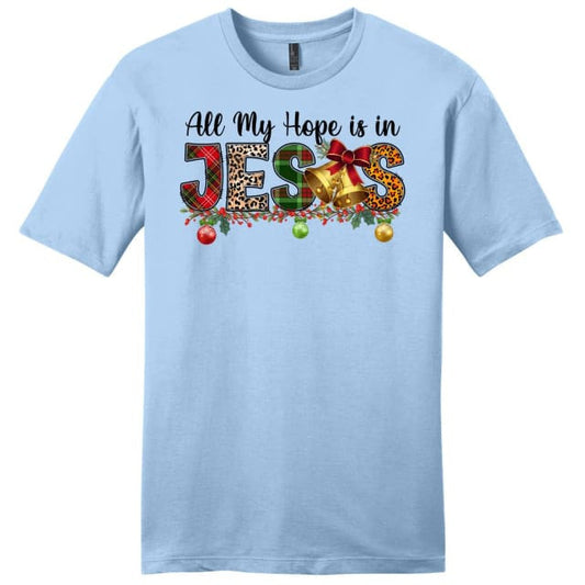 All my hope is in Jesus Christmas Men's t-shirt