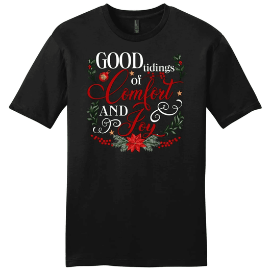 Good tidings of comfort and joy Christmas Men's t-shirt