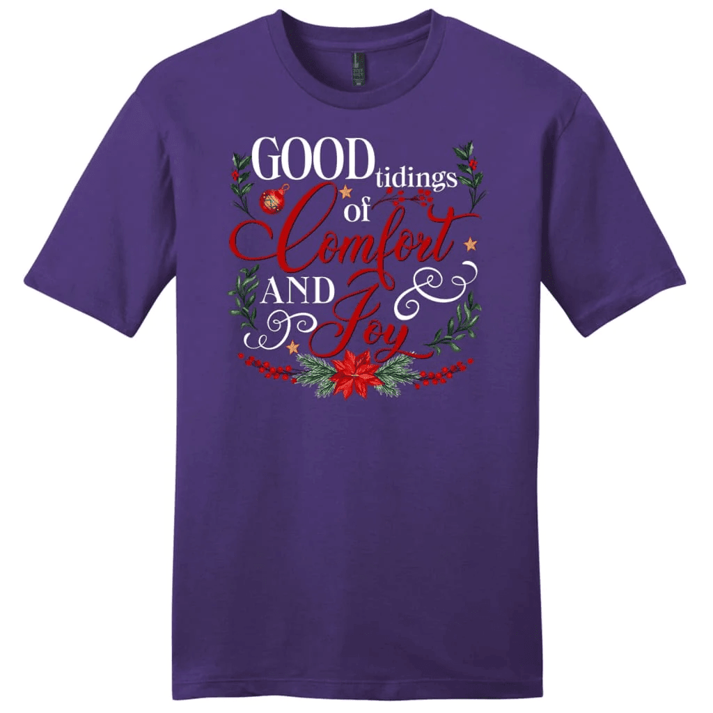 Good tidings of comfort and joy Christmas Men's t-shirt