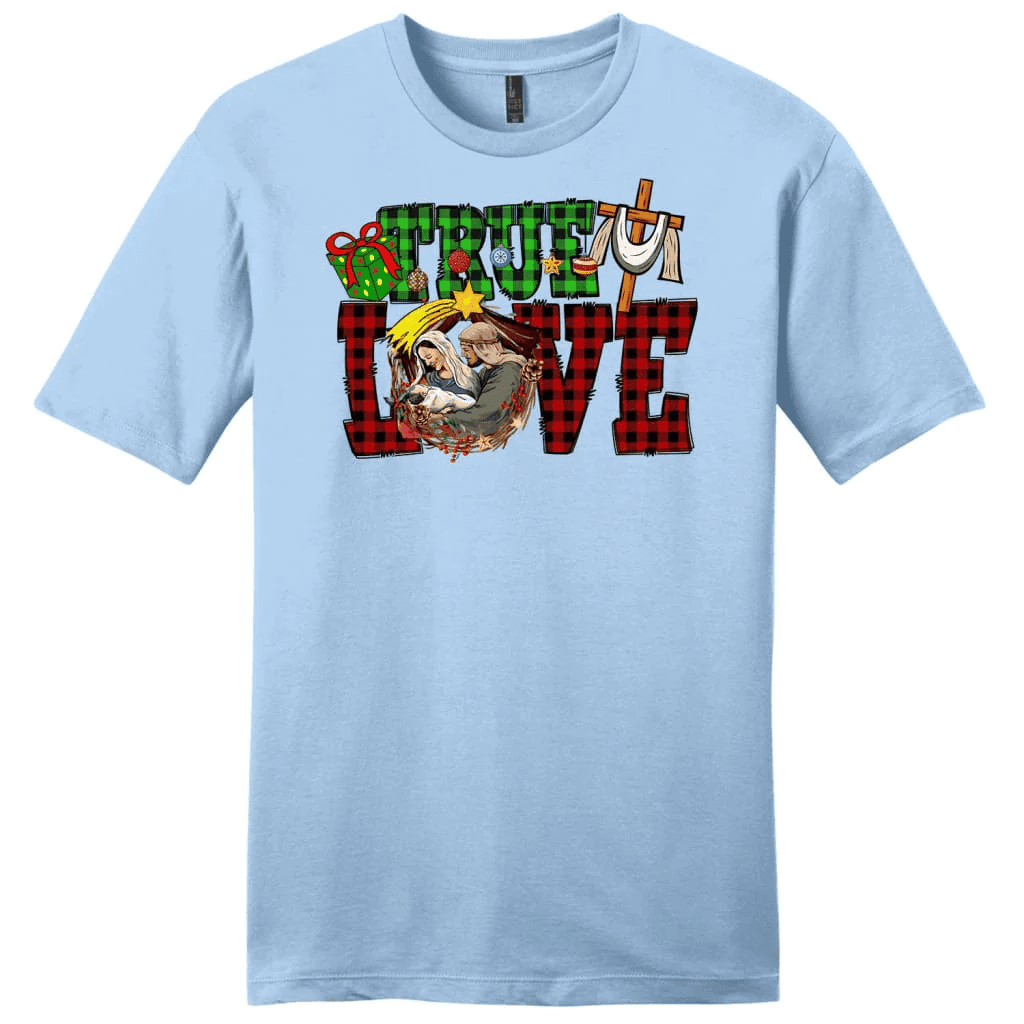 True love, Buffalo plaid, Christmas Men's t-shirt