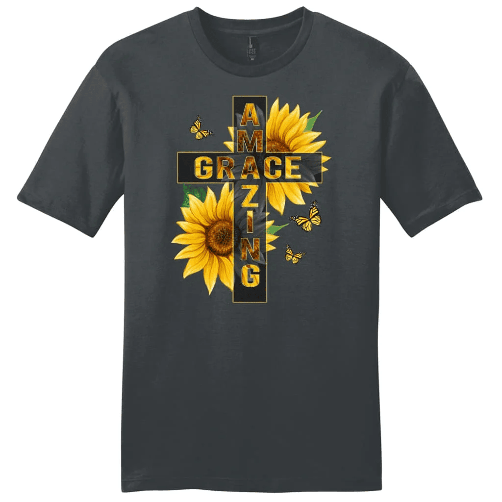 Amazing Grace sunflower men's t-shirt