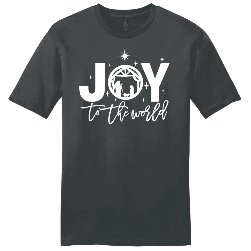 Joy to the world Christmas men's Christian t-shirt - Christian Christmas gifts