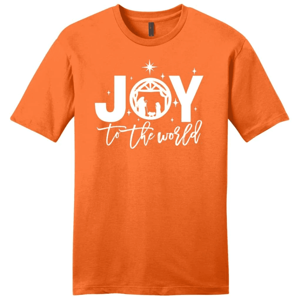 Joy to the world Christmas men's Christian t-shirt - Christian Christmas gifts