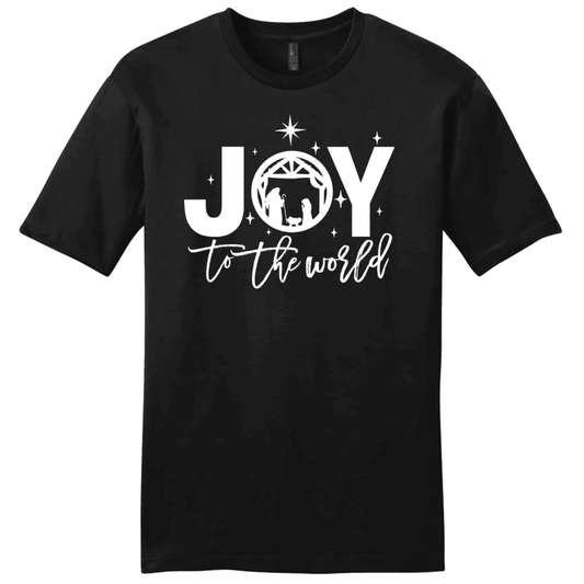 Joy to the world Christmas men's Christian t-shirt - Christian Christmas gifts