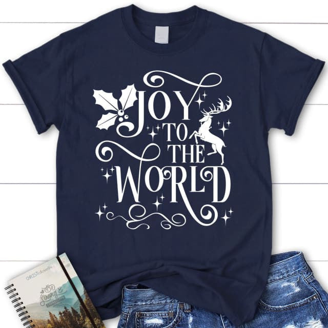 Christian Christmas t-shirts, Joy to the world Women's t-shirt