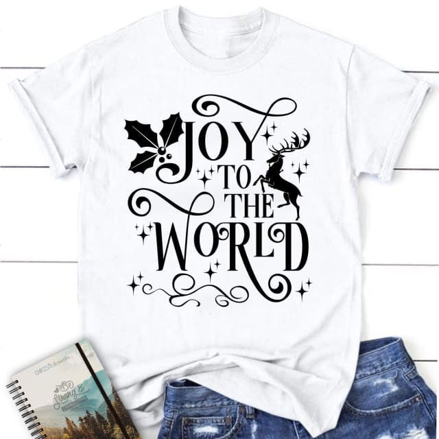 Christian Christmas t-shirts, Joy to the world Women's t-shirt
