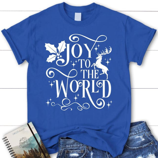 Christian Christmas t-shirts, Joy to the world Women's t-shirt