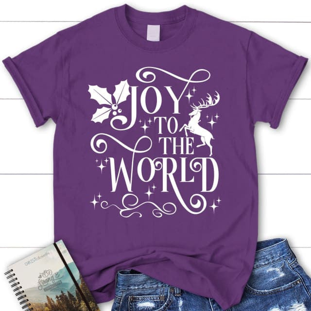 Christian Christmas t-shirts, Joy to the world Women's t-shirt