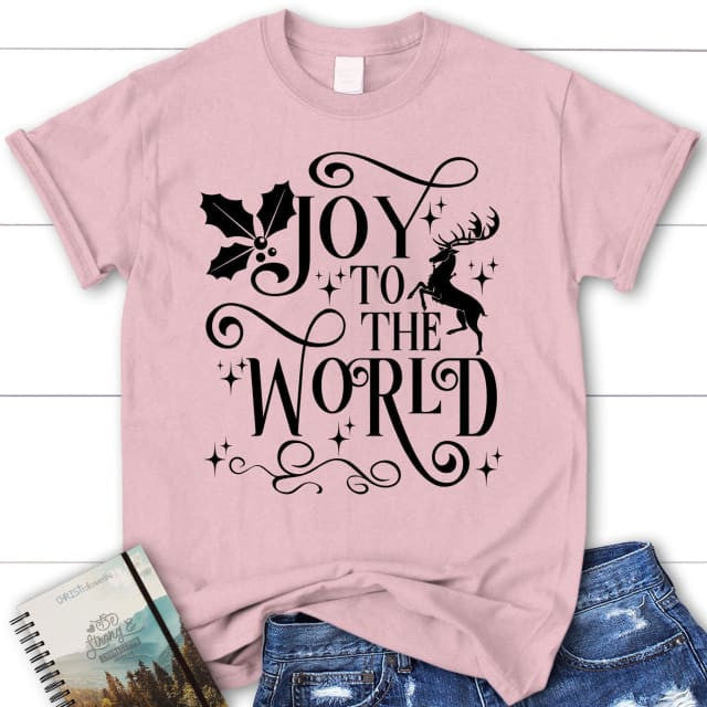 Christian Christmas t-shirts, Joy to the world Women's t-shirt