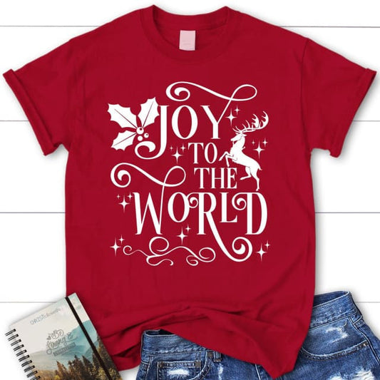 Christian Christmas t-shirts, Joy to the world Women's t-shirt