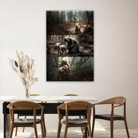 He Ran, He Rescued, He Carried Wall Art Canvas Print