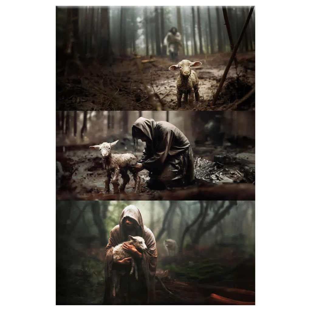 He Ran, He Rescued, He Carried Wall Art Canvas Print