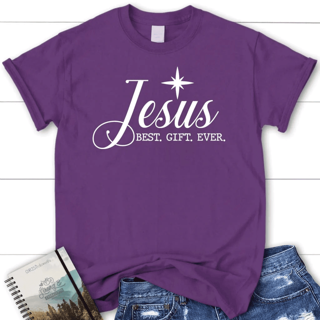 Christian Christmas T-shirts: Jesus best gift ever Women's t-shirt