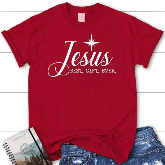 Christian Christmas T-shirts: Jesus best gift ever Women's t-shirt
