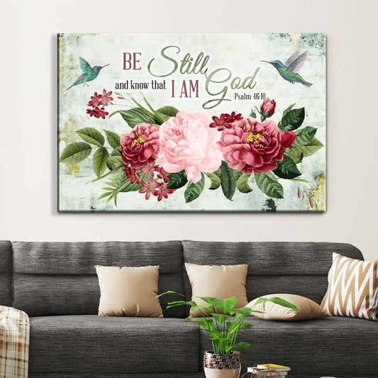 Then sings my soul wall art canvas, Floral Christian hymn canvas print