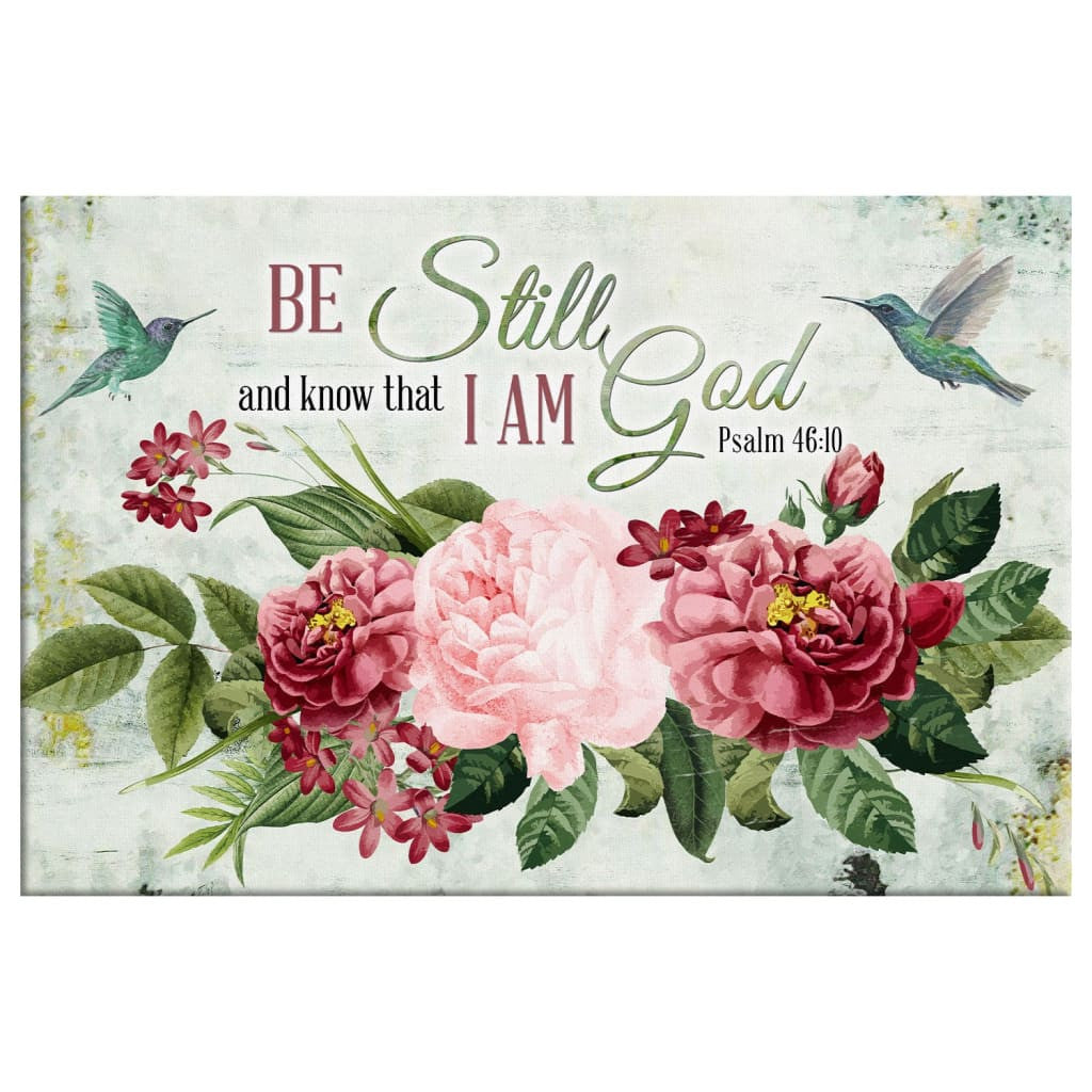 Then sings my soul wall art canvas, Floral Christian hymn canvas print