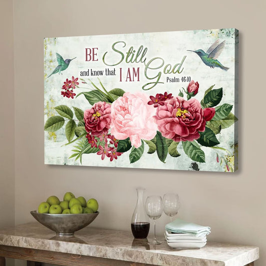 Then sings my soul wall art canvas, Floral Christian hymn canvas print