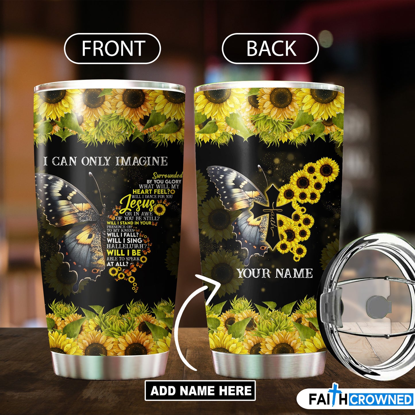 Premium Tumbler Personalized for Christians