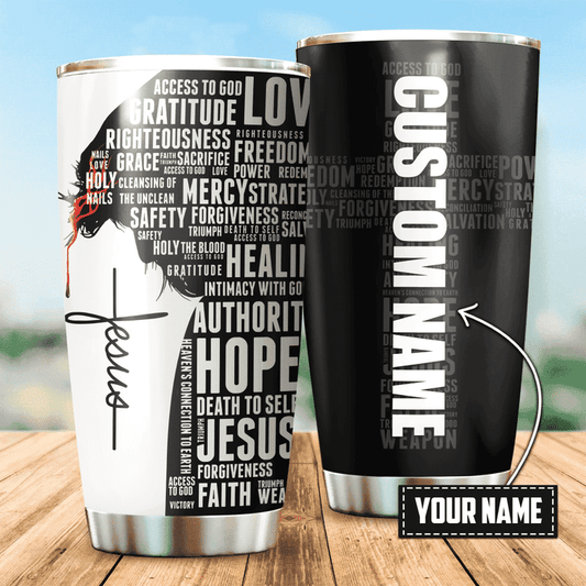 Premium Tumbler Personalized Easter Day Christian Jesus No25 Ml