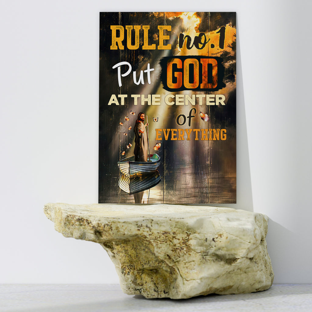 Rule No.1 Put GOD at center of everything