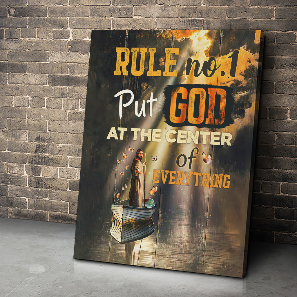 Rule No.1 Put GOD at center of everything